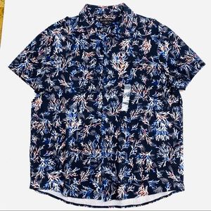 Michael kors printed button up shirt